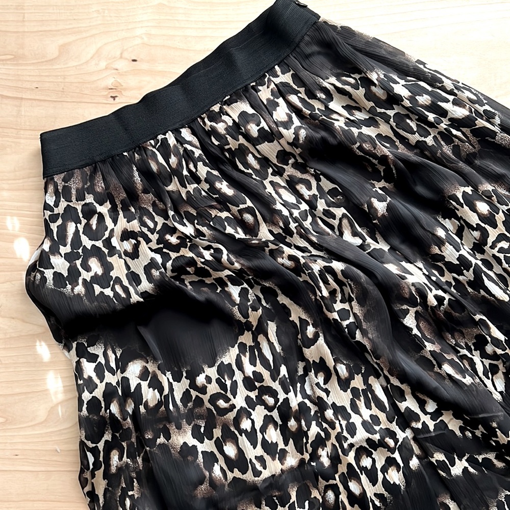 WHBM Long Chiffon Skirt